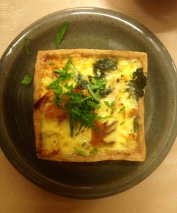 Tarte kale et haddock